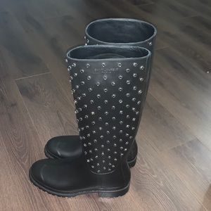 Saint Laurent Glam Rubber Boots